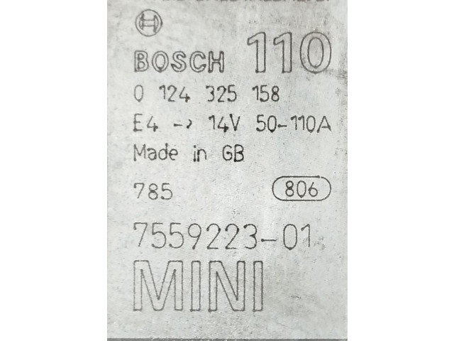 Генератор 0124325158, 0124325158 Mini One - Cooper R50 - 53