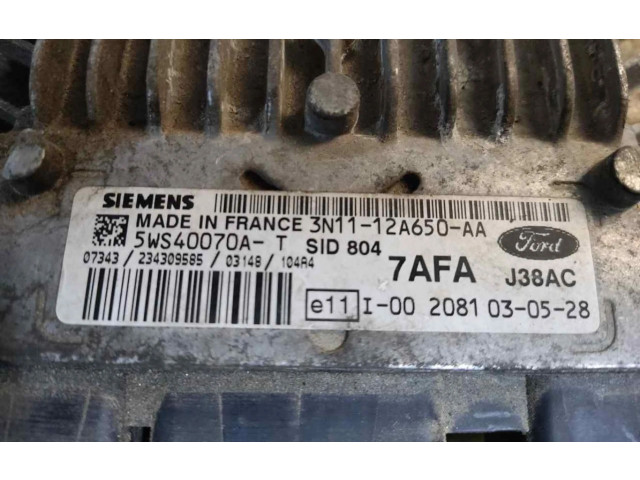 Блок управления двигателем Блок управления 5WS40070A-T   Ford Fusion