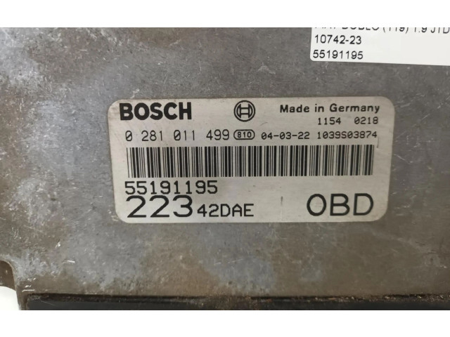 Блок управления климат-контролем 55191195, 55191195 Fiat Doblo