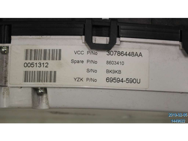 Панель приборов 36000466, 30786448 Volvo S80