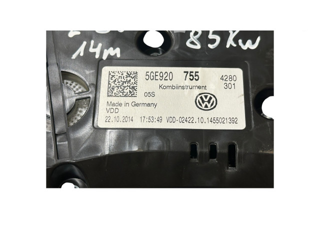 Панель приборов 5GE920755   Volkswagen e-Golf       