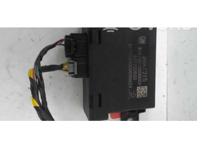 Турбина Блок управления парковки Opel Karl  39051215   для двигателя B10XE      