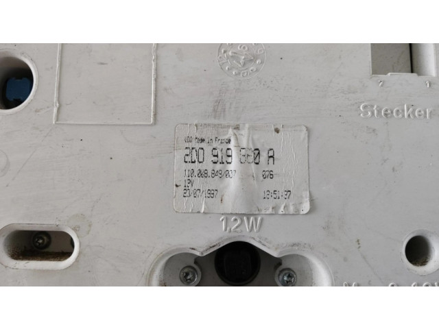 Панель приборов 2D0919860A, 23071997 Volkswagen II LT