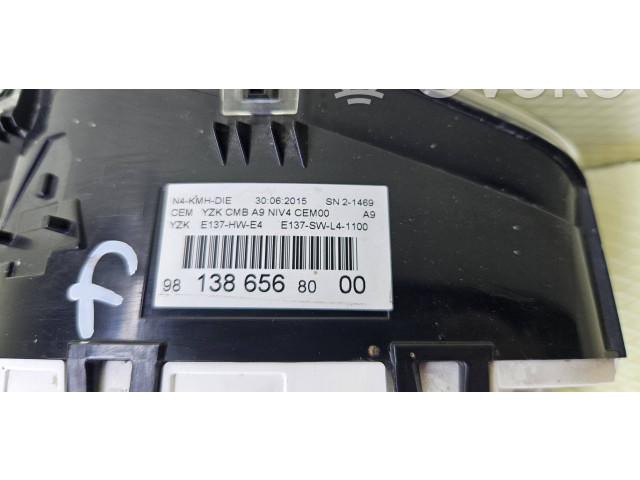 Панель приборов E137HWE4, E137SWL41100 Peugeot 2008 I