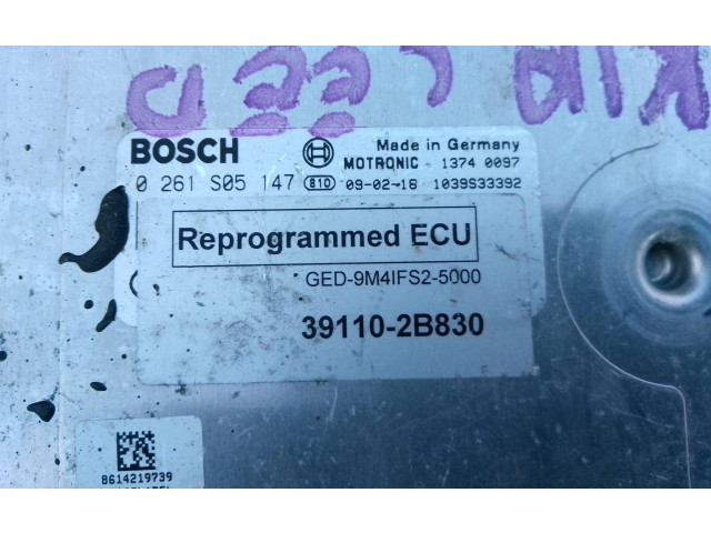 Блок управления двигателя 391102B830, 0261S05147   KIA Ceed