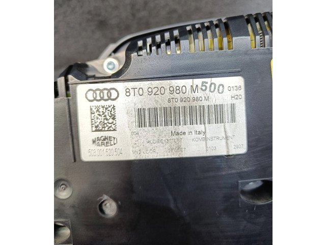 Панель приборов 8T0920980M, 503001520504   Audi A5 8T 8F       