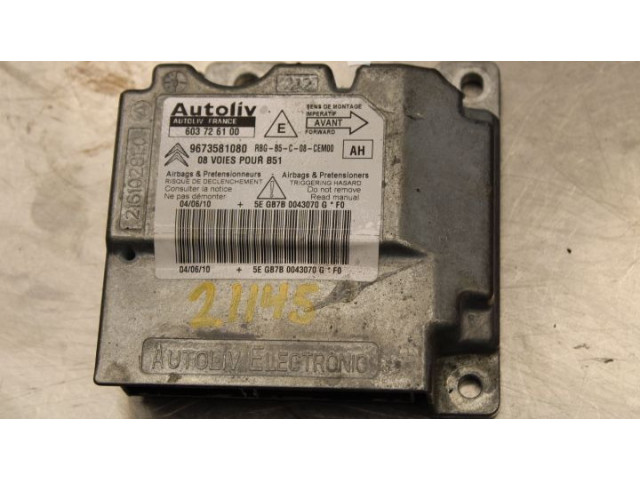 Блок управления 603726100, 9673581080 Citroen C4 I