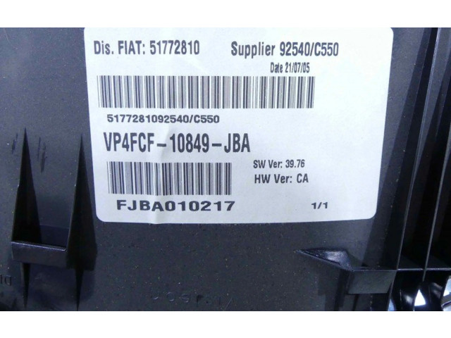 Přístrojová deska  Fiat Stilo 2005 51772810, IMPRK1340816  