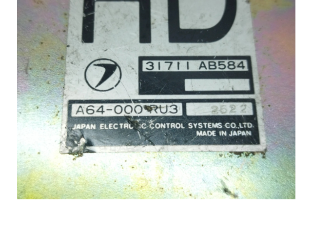 Блок управления двигателя 31711AB584, A64000RU3 Subaru Legacy
