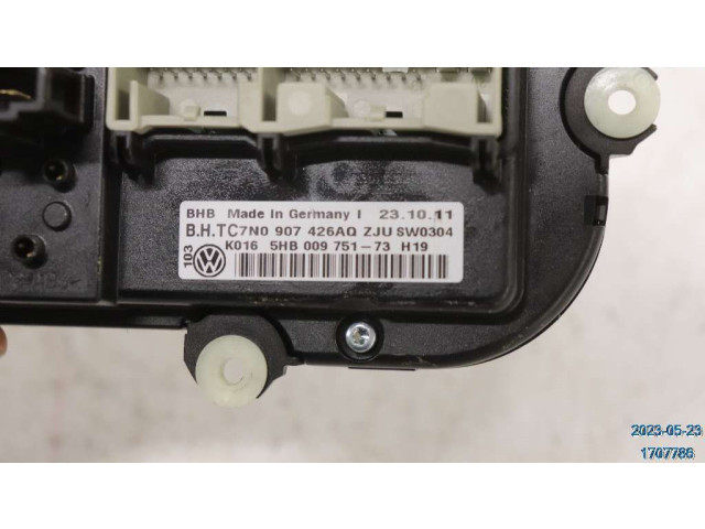 Блок управления климат-контролем 7N0907426BK Volkswagen Caddy