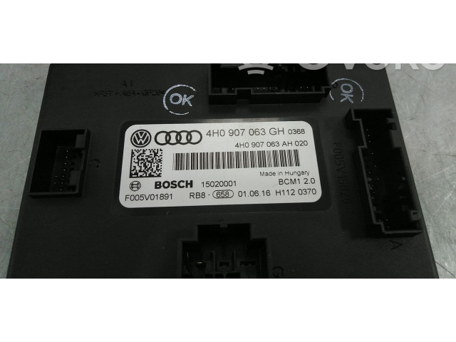 Модуль управления BSM 4H0907063GH, 4H0907063EB Audi A6 S6 C7 4G