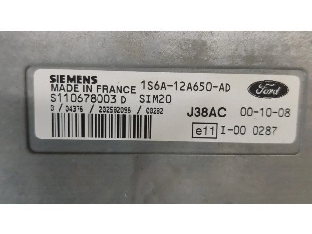 Řídící jednotka 1S6A12A650AD, J38AC Ford Fiesta 2001