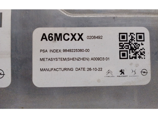 Блок управления 9849225380, 1675859280 Citroen Berlingo