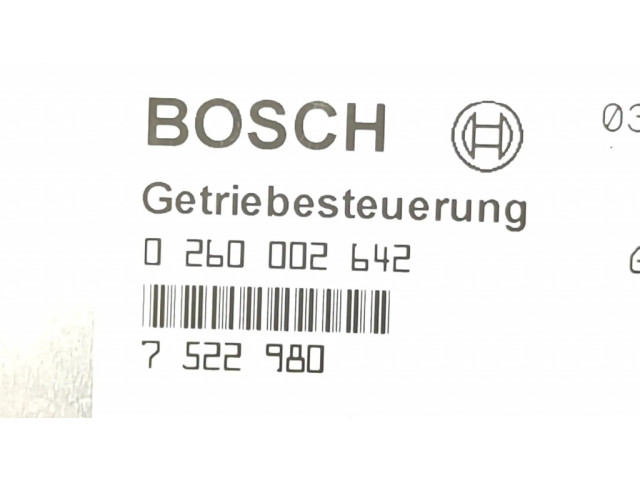 Блок управления коробкой передач 0260002642, 7522980 BMW Z4 E85 E86