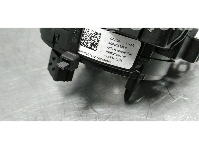 Подрулевой шлейф SRS 5Q0953549C, 5Q0953549E Audi A3 S3 8V