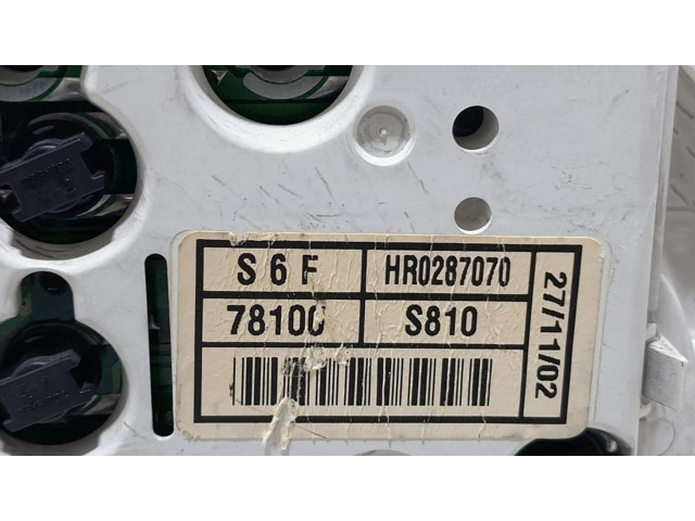 Панель приборов HR0287070   Honda Civic       