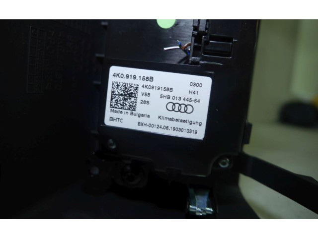 Блок управления климат-контролем 4K0919158B, 4K0919158B   Audi e-tron