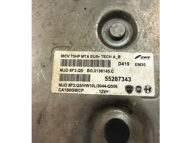 Рулевая рейка  Блок управления двигателя 55267343, UK3   Fiat Qubo  -  года