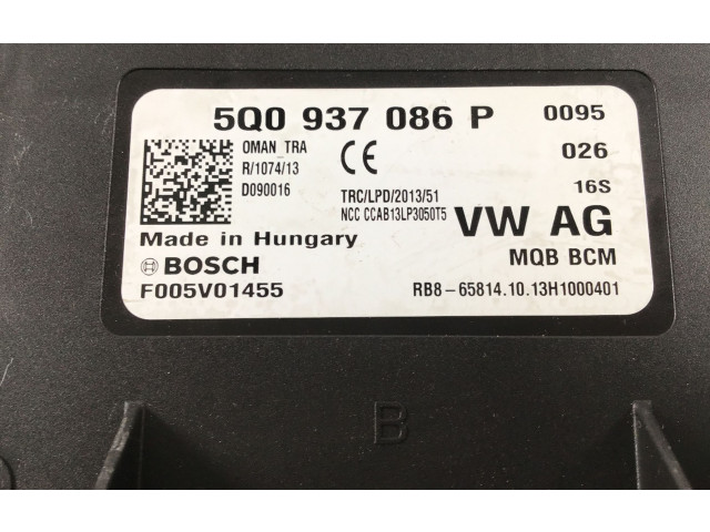 Блок управления 5Q0937086P Volkswagen Golf Plus