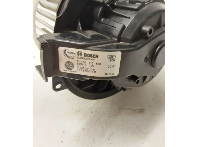 Вентилятор печки    1S1819015D   Skoda Citigo