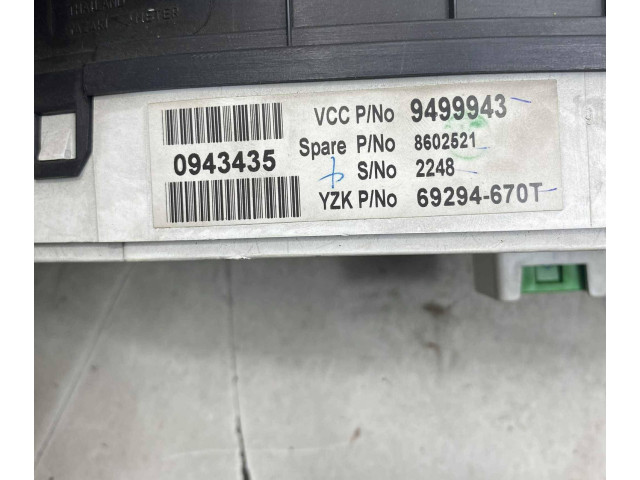 Панель приборов 9499943, 69294670T   Volvo XC90       