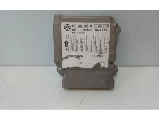 Блок подушек безопасности 1K0909605M Skoda Octavia Mk2 (1Z)