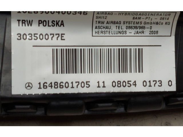 Подушка безопасности в сиденье 1648601705, 30350077E Mercedes-Benz R W251