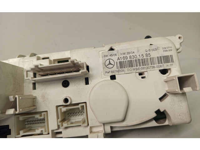 Блок управления климат-контролем A1698301585   Mercedes-Benz A W169