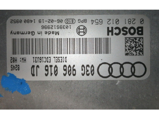 Блок управления двигателя 03G906016JD Audi A4 Allroad