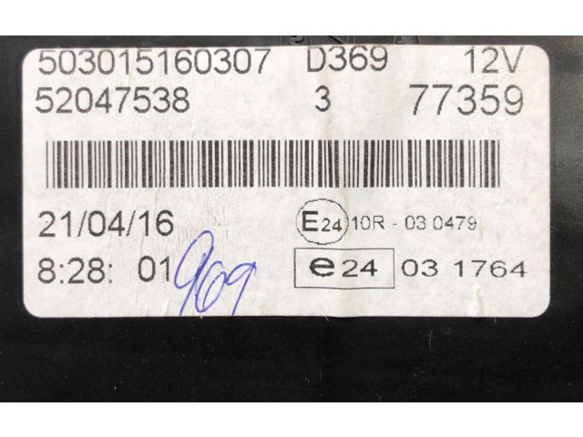 Панель приборов 52047538 Opel Combo D