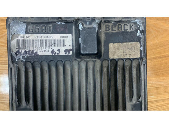 Блок управления двигателя 16193495   Chevrolet Blazer S10