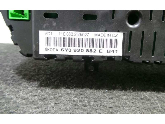 Панель приборов VDO Skoda Fabia Mk1 (6Y)