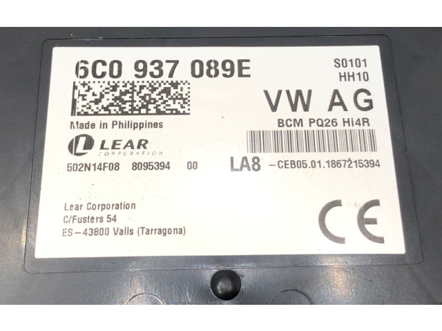 Блок комфорта 6C0937089E   Skoda Fabia Mk3 (NJ)   