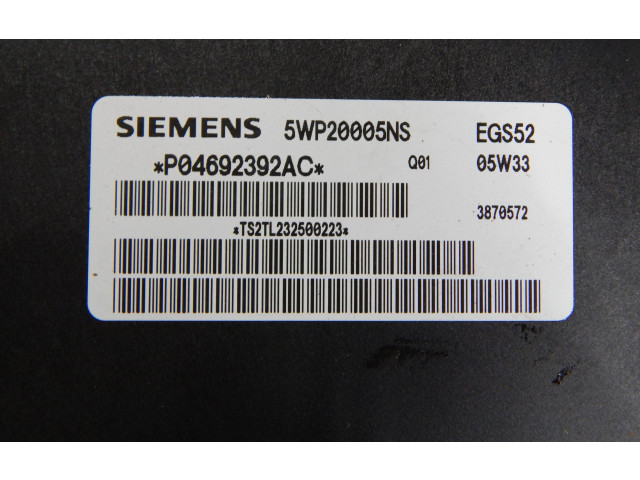 Блок управления коробкой передач P04692392AC, 5WP20005NS   Jeep Grand Cherokee (WK)