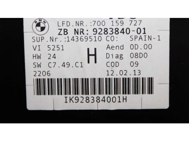 Přístrojová deska BMW X1 E84 2013 62109316152