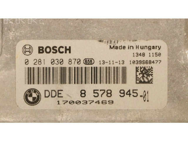 Řídící jednotka 0281030870 BMW 1 F20 F21 2014