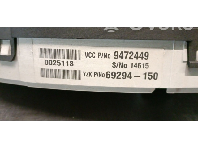 Панель приборов 9472449, 8251276   Volvo S80       