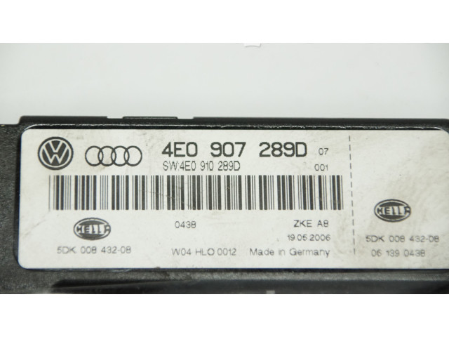 Přístrojová deska Audi A8 S8 D3 4E 2006