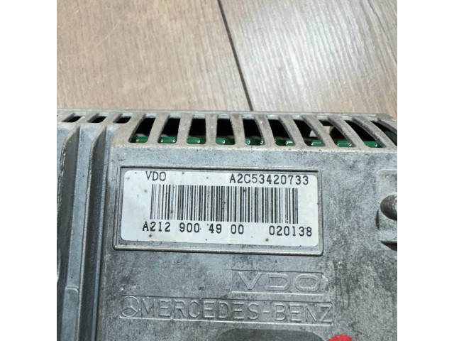 Дисплей    A2129010400, A2129028300   Mercedes-Benz E W212