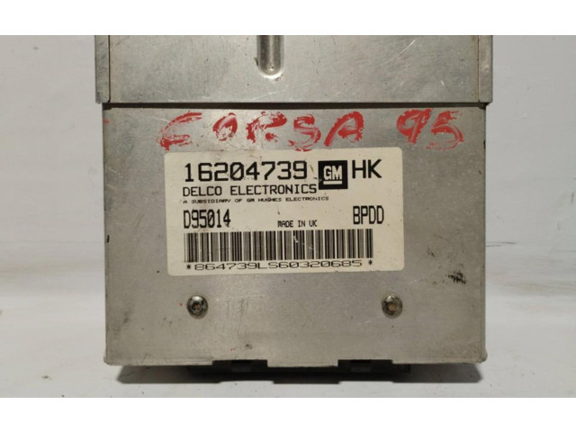 Блок управления двигателем Блок управления 16204739 Opel Combo B