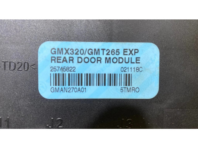 Блок управления GMAN270A01, 021118C Cadillac CTS