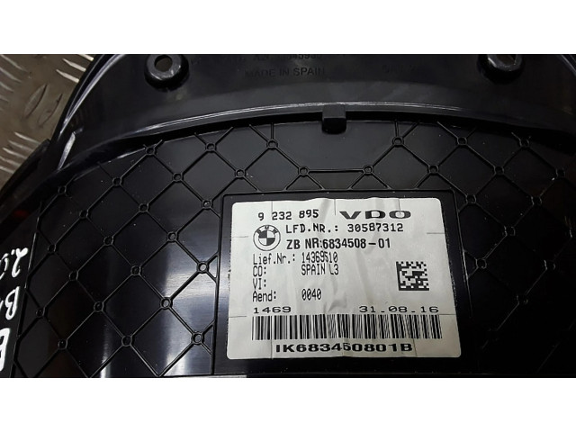 Přístrojová deska BMW 4 F36 Gran coupe 2017 9232895