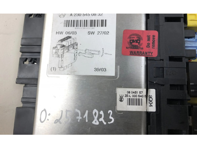 Блок предохранителей 05045117, A2305454632 Mercedes-Benz SL R230