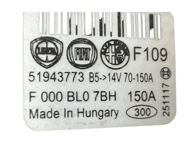 Генератор 52067420   Jeep Renegade 1.0     