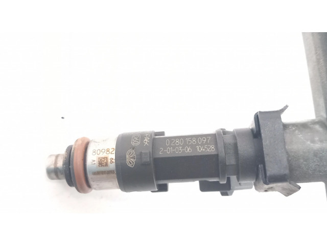 Комплект форсунок 0280158097, 80982 Chevrolet Epica для бензинового двигателя 2.5