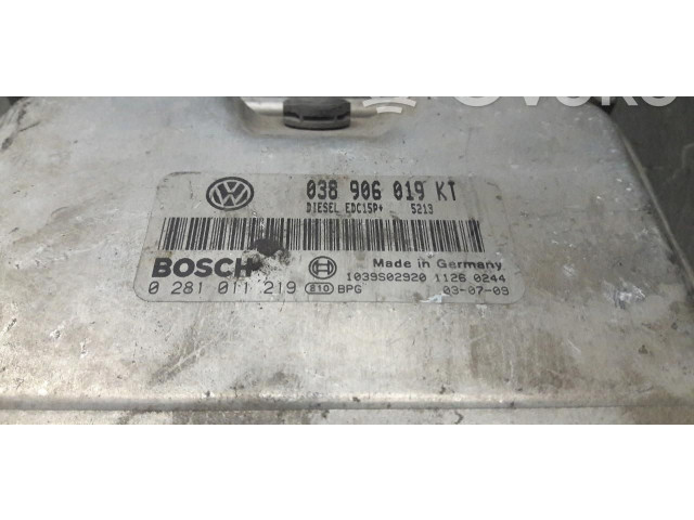 Блок управления двигателем Блок управления 038906019KT Seat Ibiza I (021A)