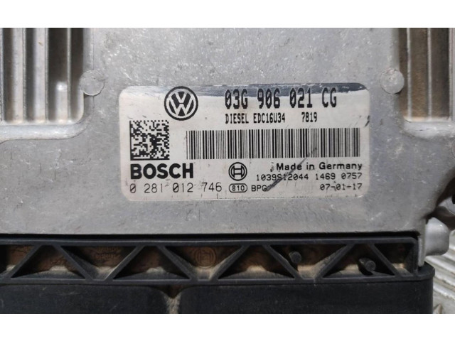 Řídící jednotka 03G906021CG Volkswagen Caddy