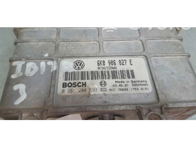 Блок управления двигателем Блок управления 6K0906027E Seat Inca (6k)