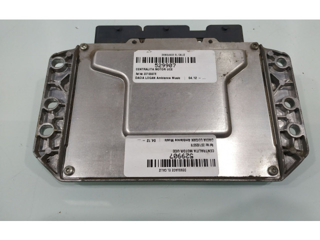Блок управления двигателя 237102937R Dacia Logan I