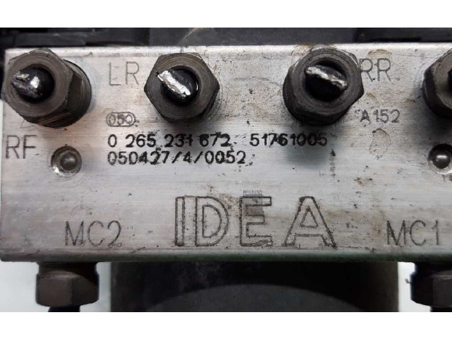 Блок АБС 71738535, 0265231672   Fiat  Idea   -  года